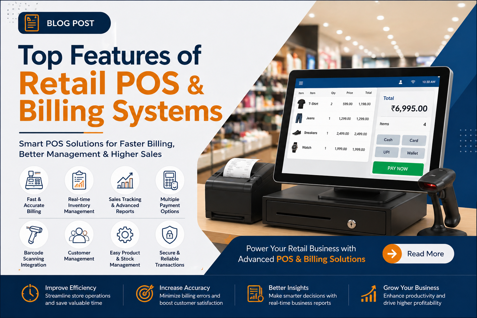Top Features of Retail POS & Billing Systems